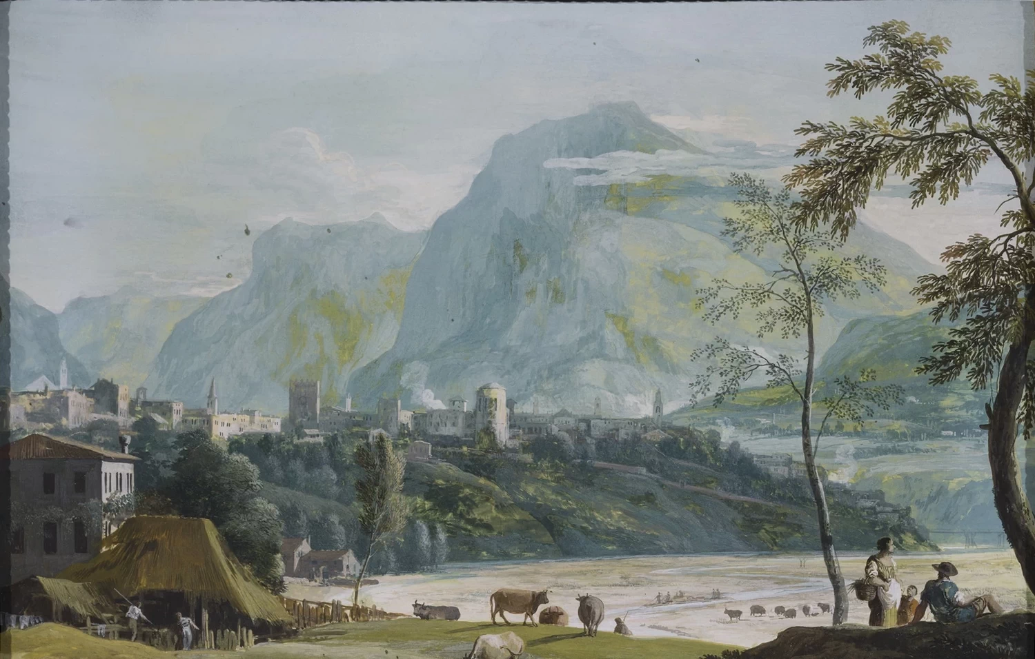 Veduta di Belluno - Royal Collection